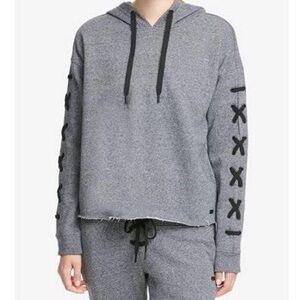 DKNY CROPPED HODDIE